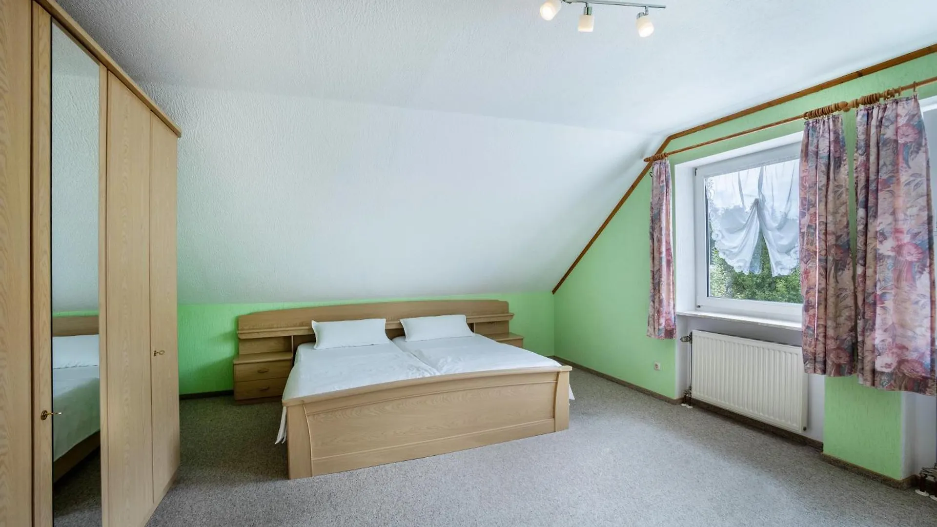 شقة Ferienwohnung Baecher Wiesau
